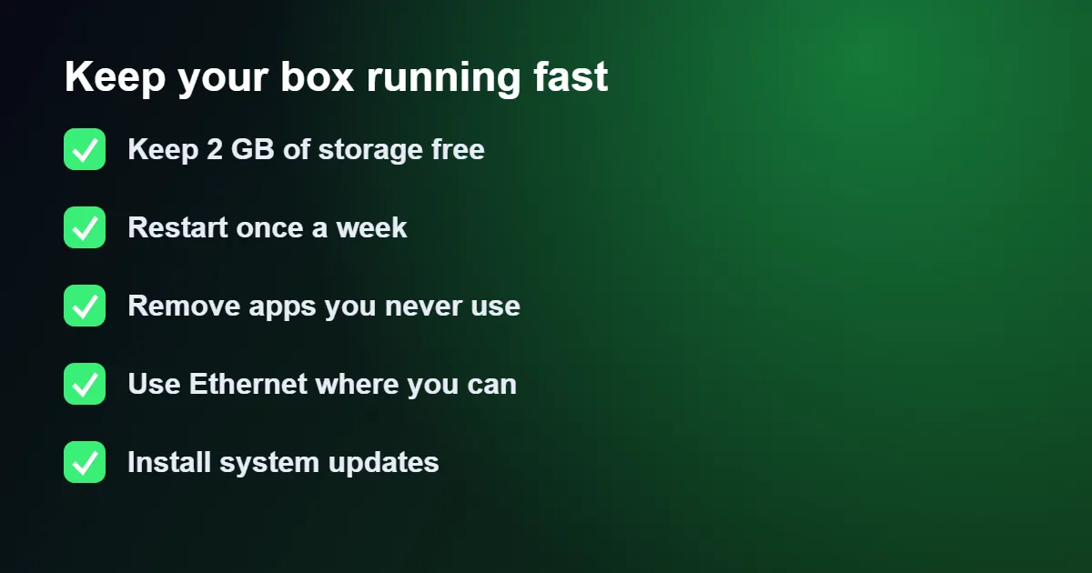 Maintenance tips for smooth IPTV on Android TV boxes